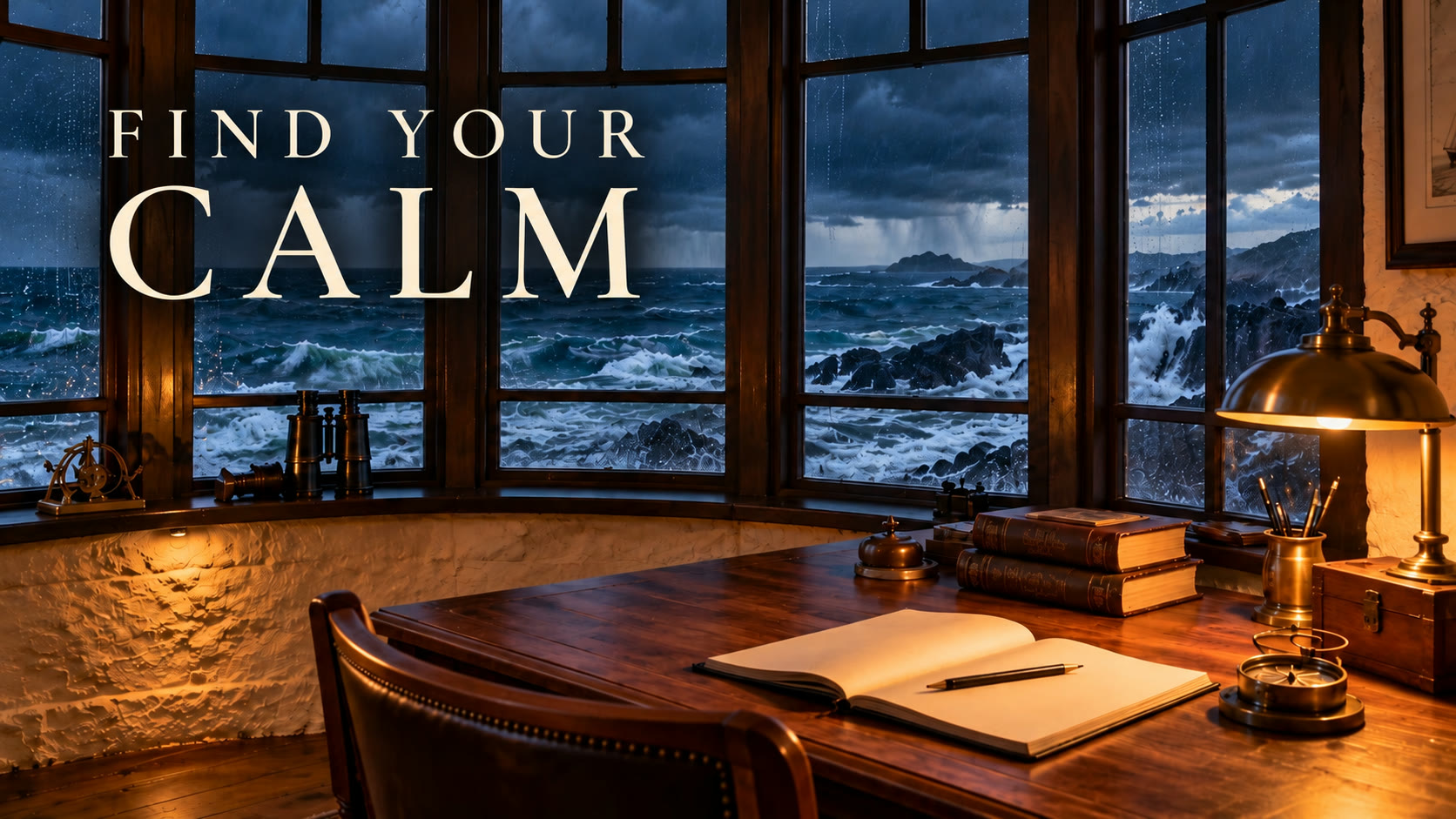 Lighthouse Storm Ambience from The Resting World.